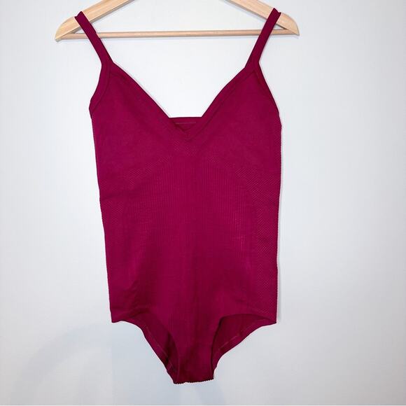 Anthropologie Pink Seamless Bodysuit - Picture 1 of 3